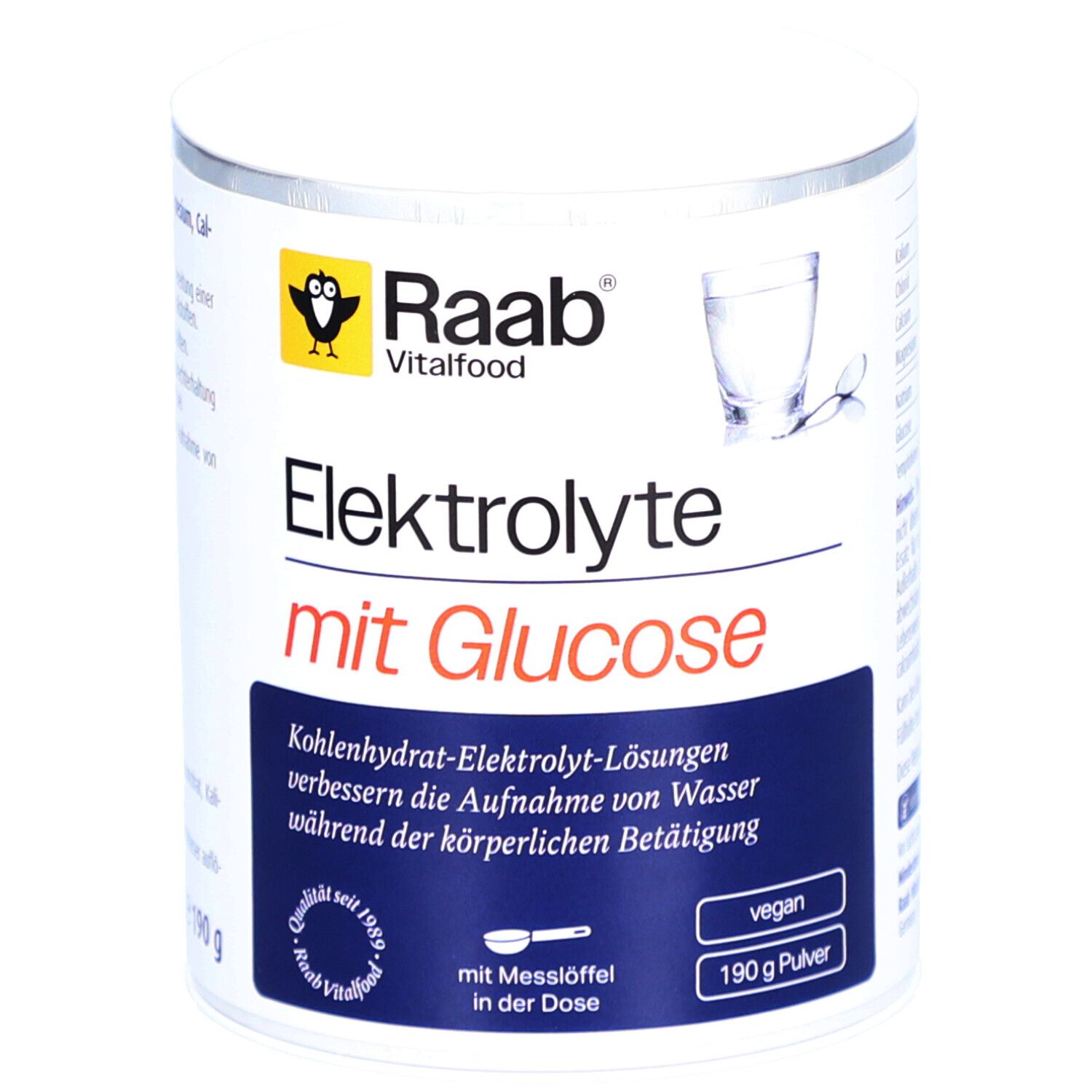 Raab Vitalfood Elektrolyte mit Glucose Pulver 190 g