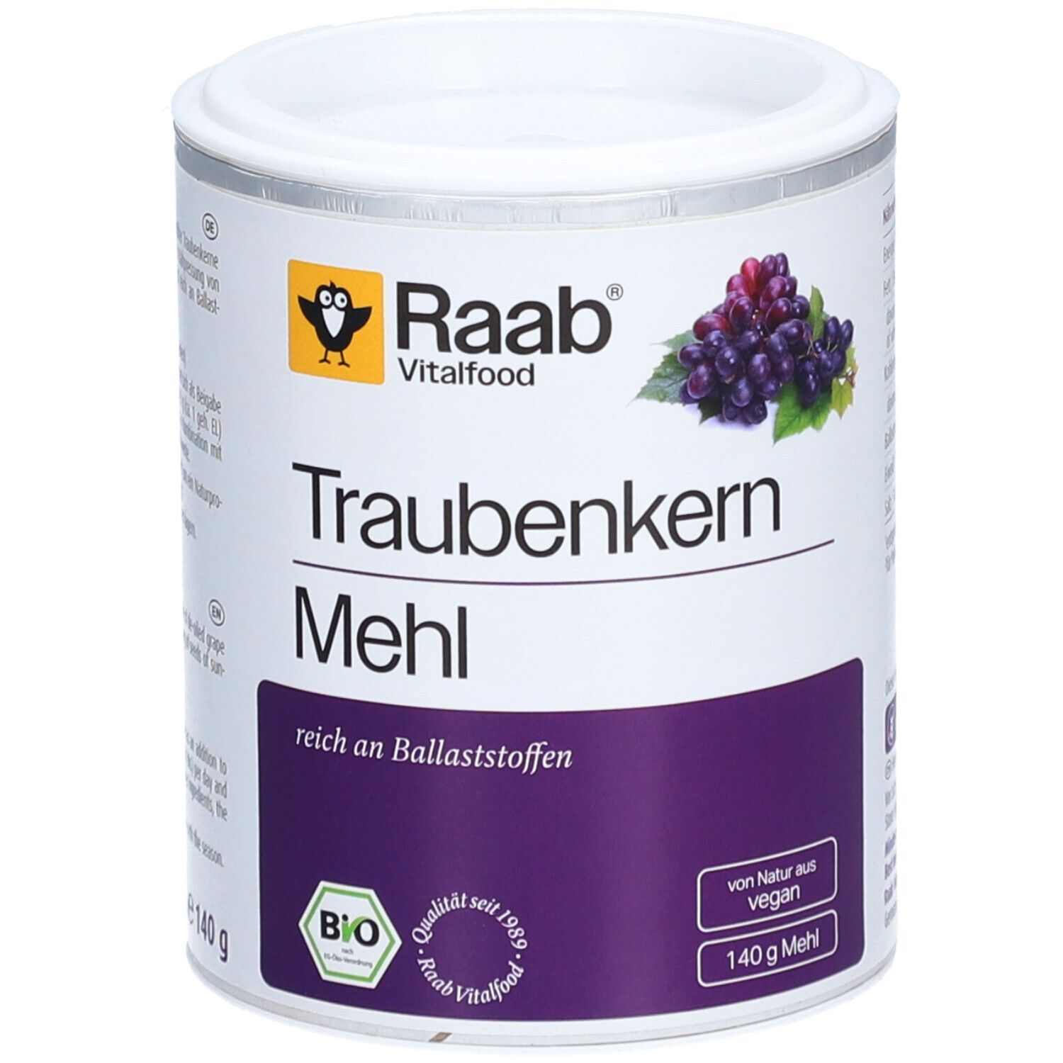 Raab Vitalfood Traubenkernmehl Bio Pulver