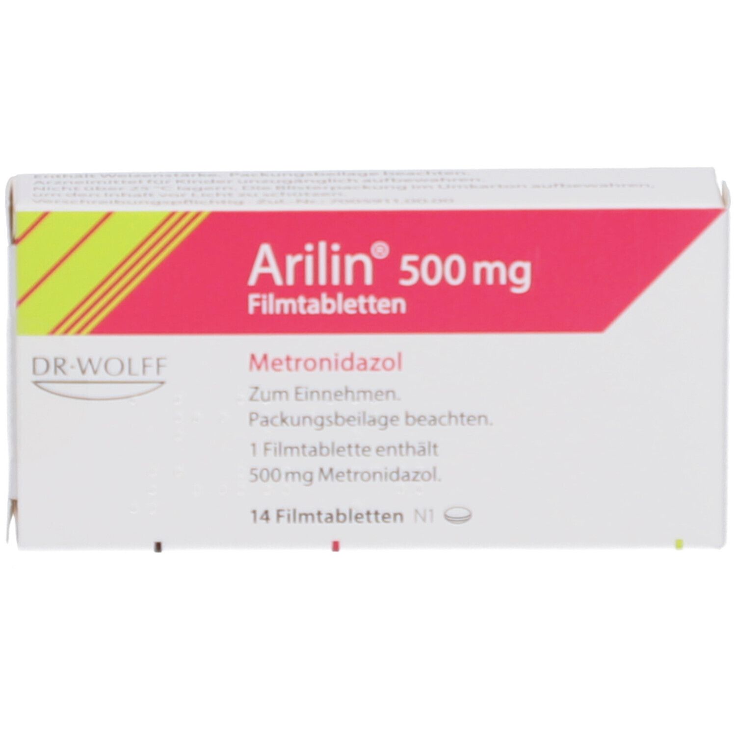 ARILIN 500 mg Filmtabletten