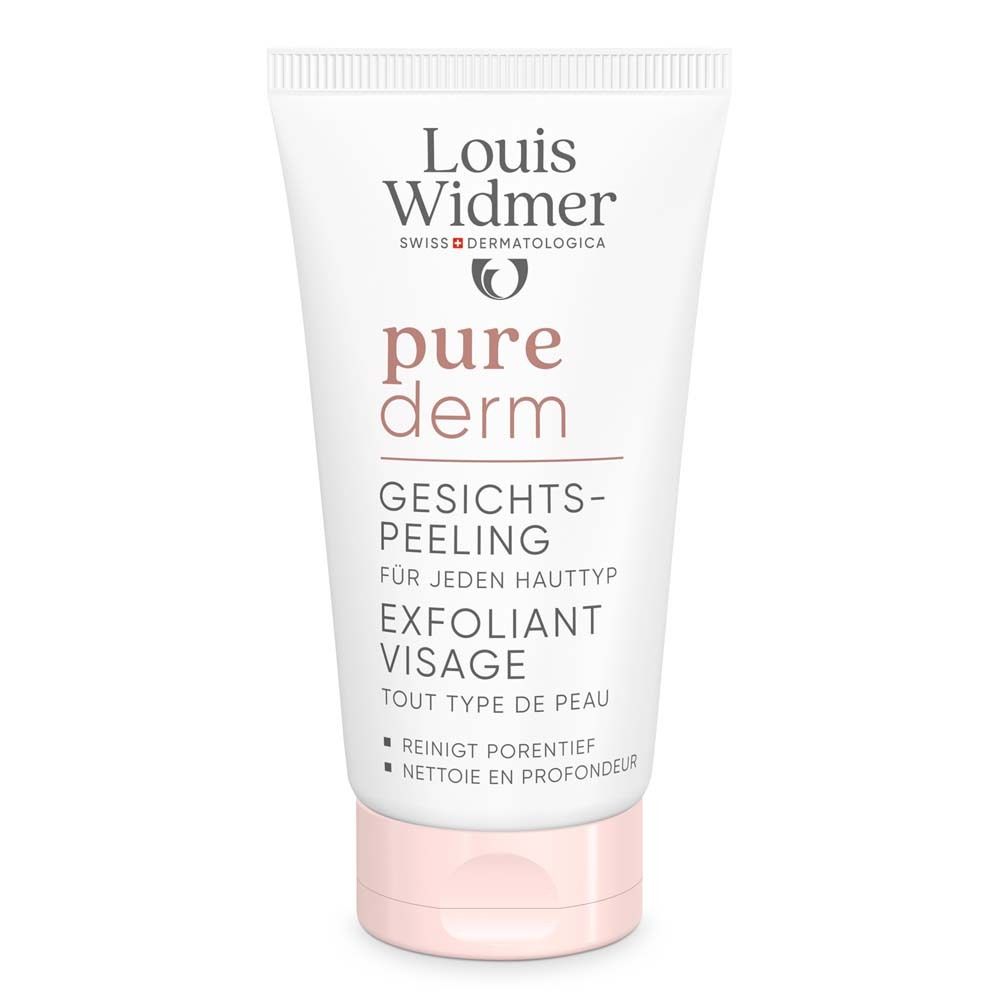 Louis Widmer purederm Gesichtspeeling ohne Parfum