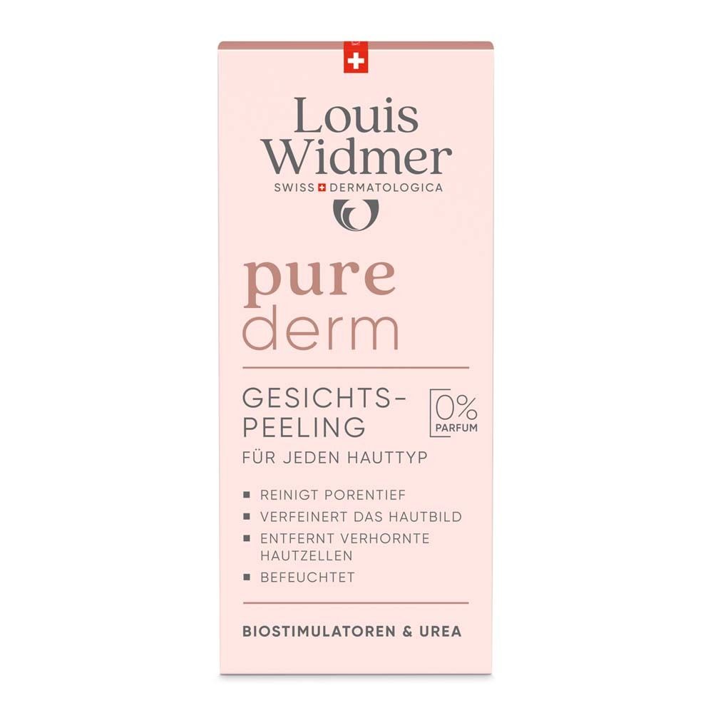 Louis Widmer purederm Gesichtspeeling ohne Parfum
