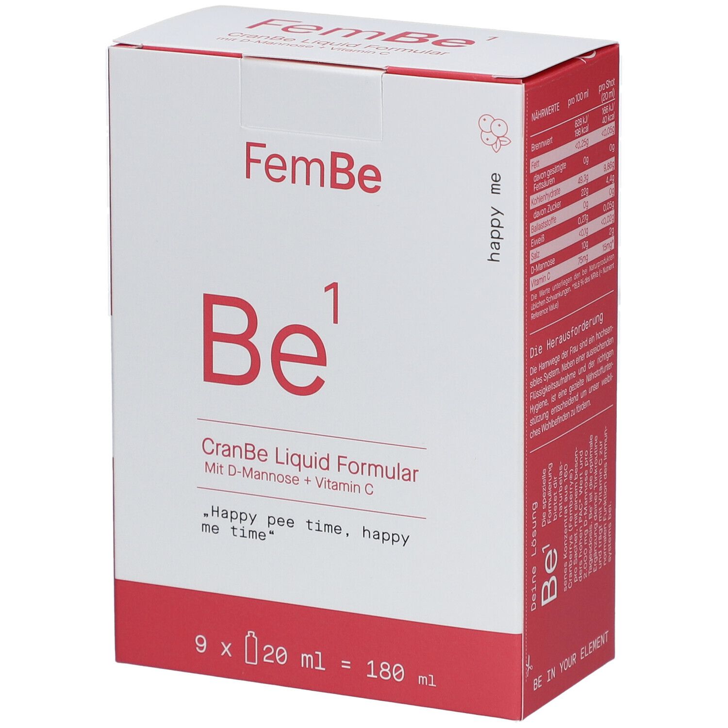 FemBe Be¹ CranBe Liquid Formular