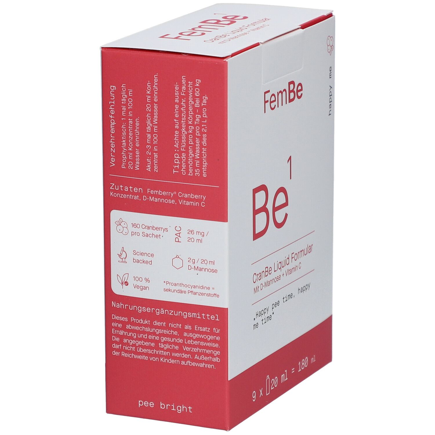 FemBe Be¹ CranBe Liquid Formular