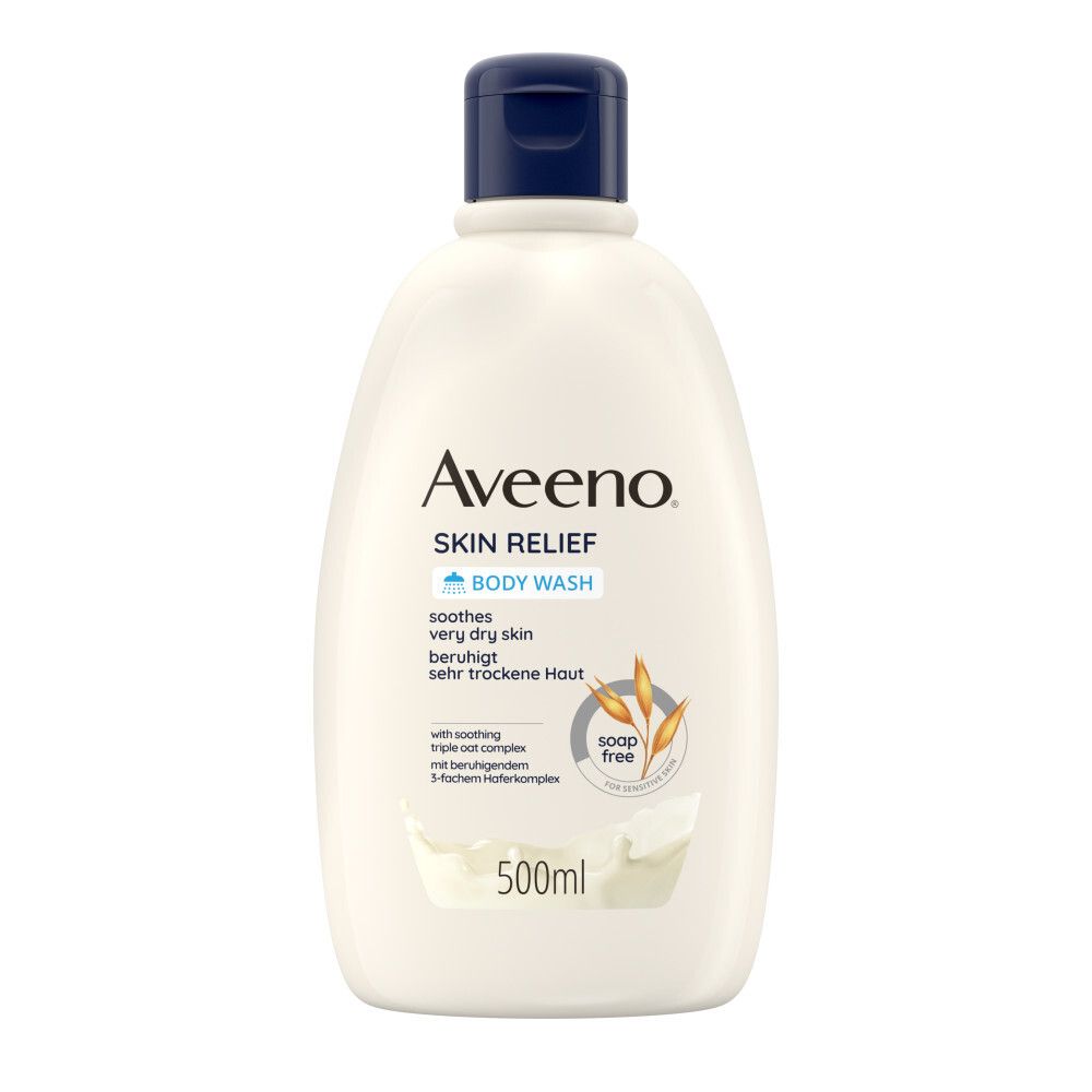 Aveeno® Skin Relief veganes Duschgel mit 3-fachem Haferkomplex für trockene Haut