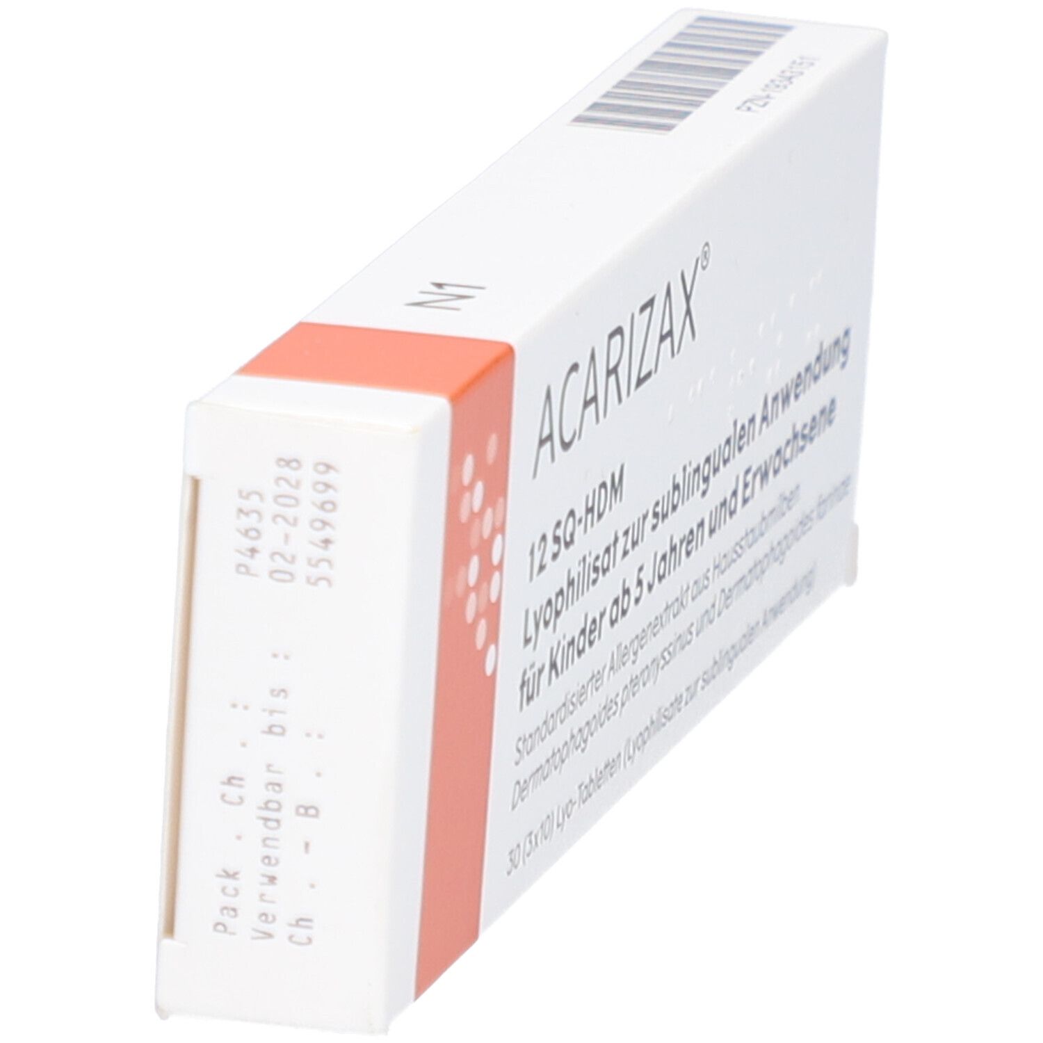 ACARIZAX 12 SQ-HDM Lyophil.z.subl.Anw.KDR ab5+ERW
