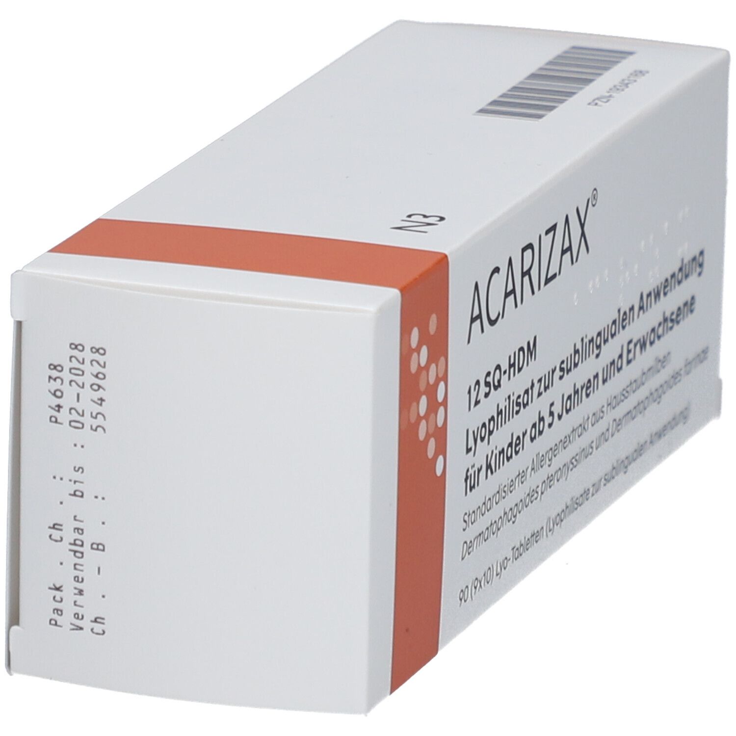 ACARIZAX 12 SQ-HDM Lyophil.z.subl.Anw.KDR ab5+ERW
