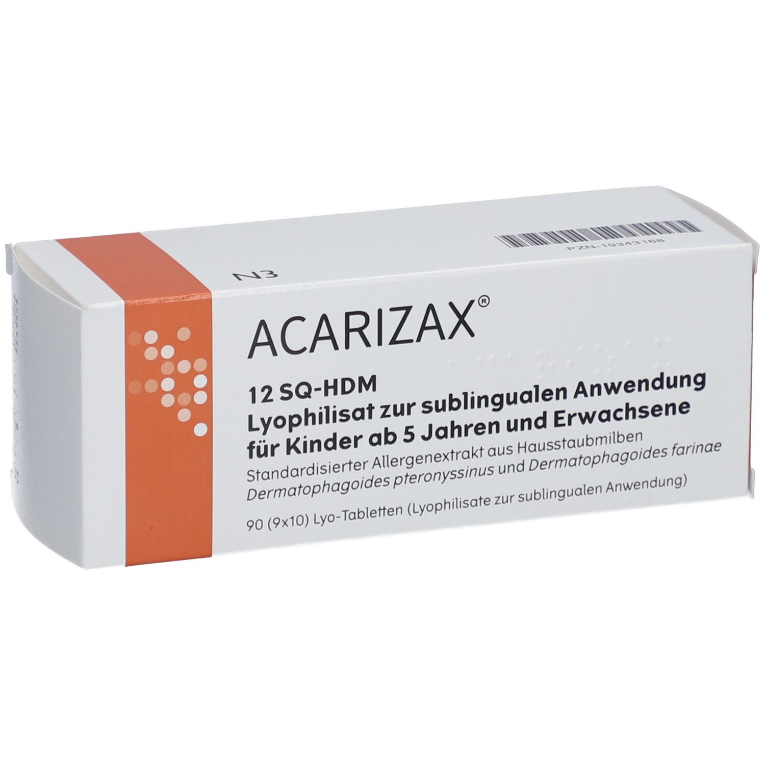 ACARIZAX 12 SQ-HDM Lyophil.z.subl.Anw.KDR ab5+ERW