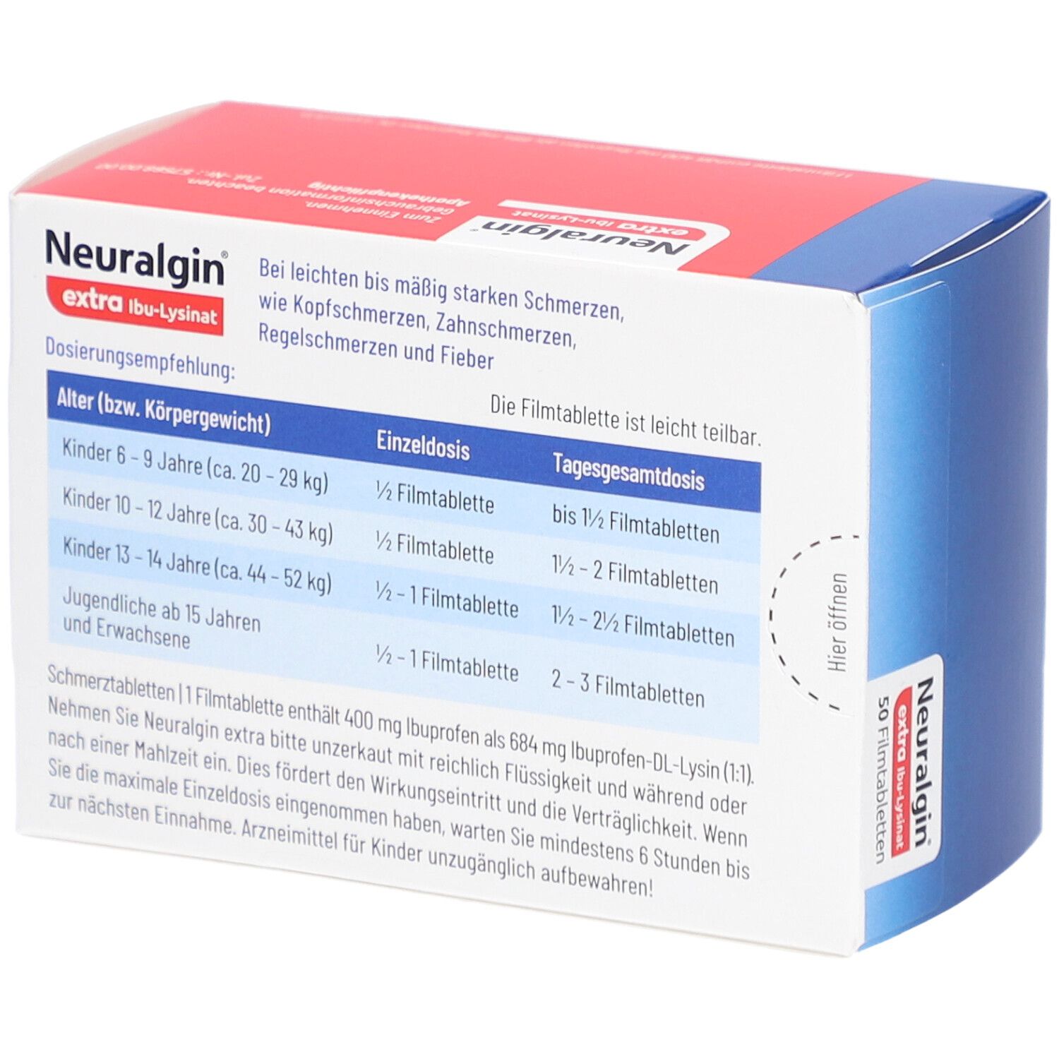 Neuralgin® extra Ibu Lysinat Filmtabletten