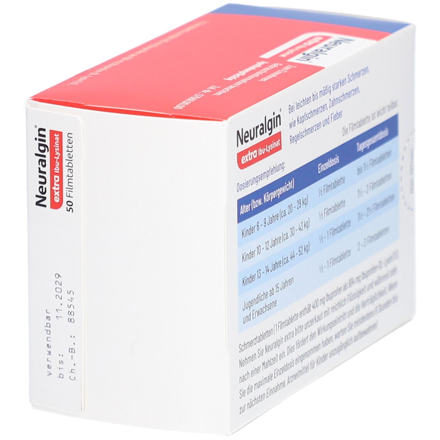 Neuralgin® extra Ibu Lysinat Filmtabletten