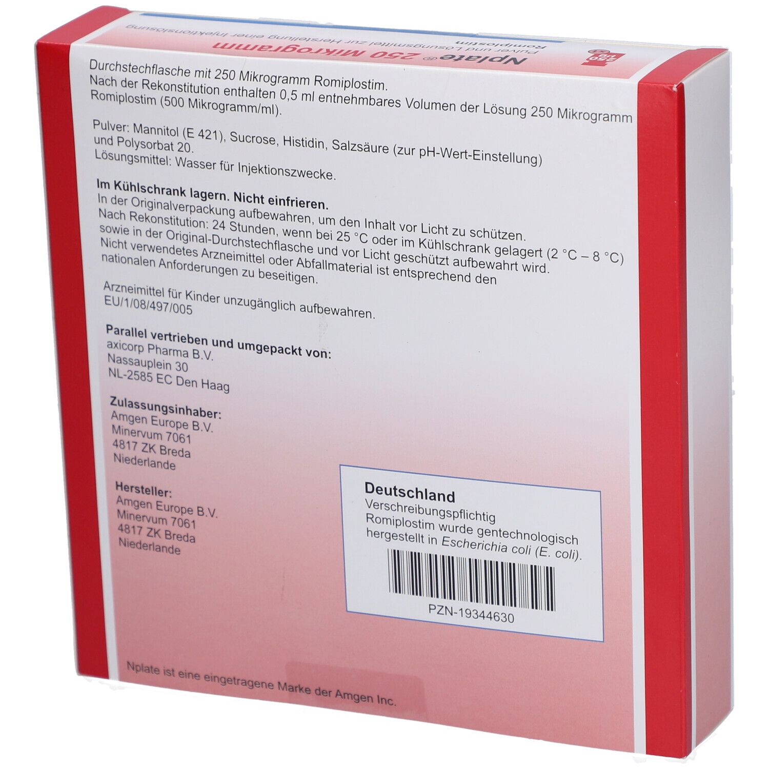 NPLATE 250 µg Plv.u.Lösungsm.z.Her.e.Inj.-Lsg.