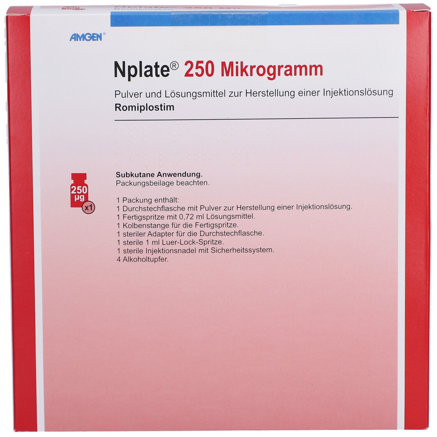 NPLATE 250 µg Plv.u.Lösungsm.z.Her.e.Inj.-Lsg.