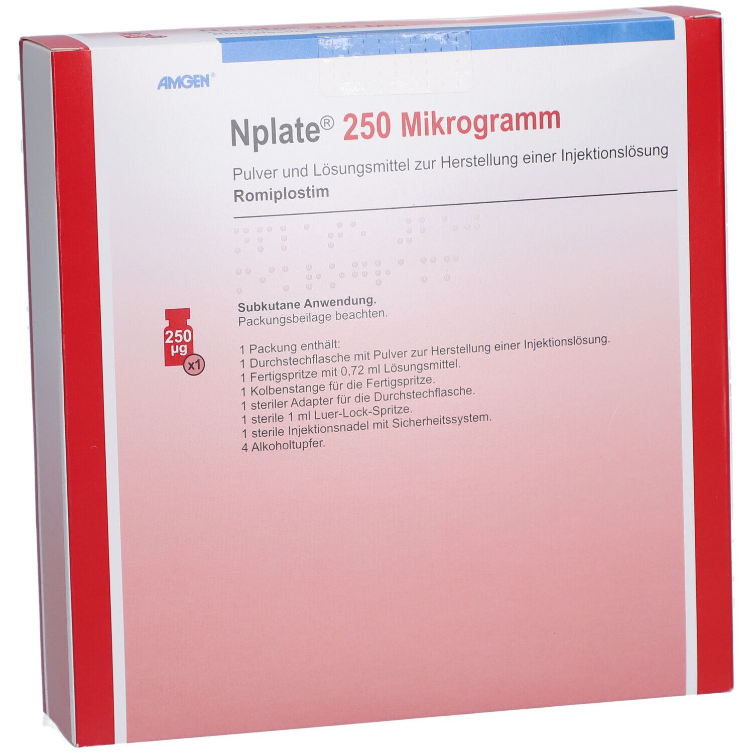 NPLATE 250 µg Plv.u.Lösungsm.z.Her.e.Inj.-Lsg.