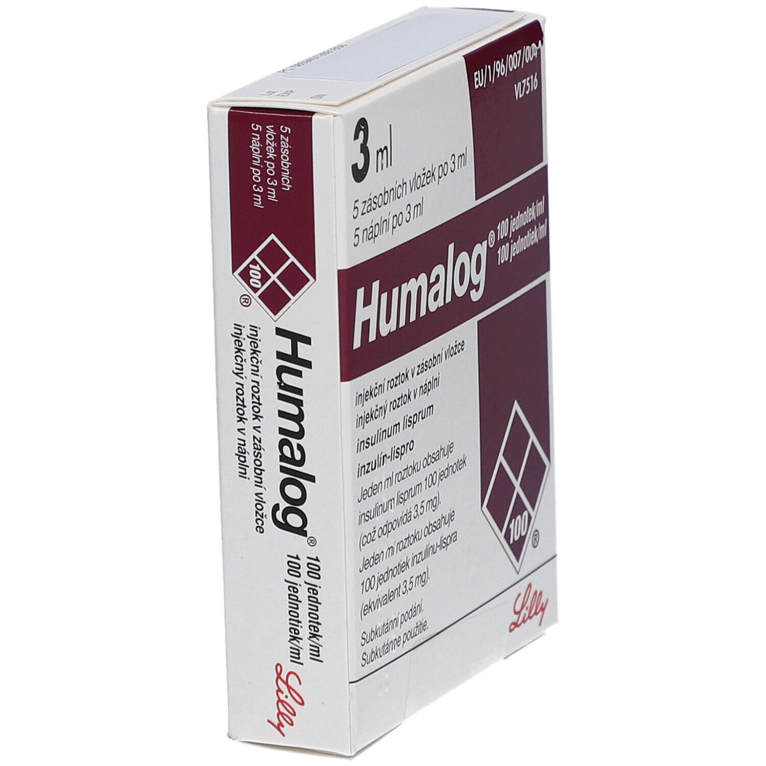 HUMALOG 100 E/ml Patrone Injektionslösung