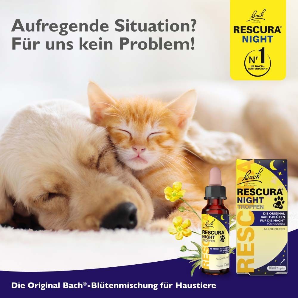 Bachblüten Original Rescura Night Pets Tropfen alkoholfrei