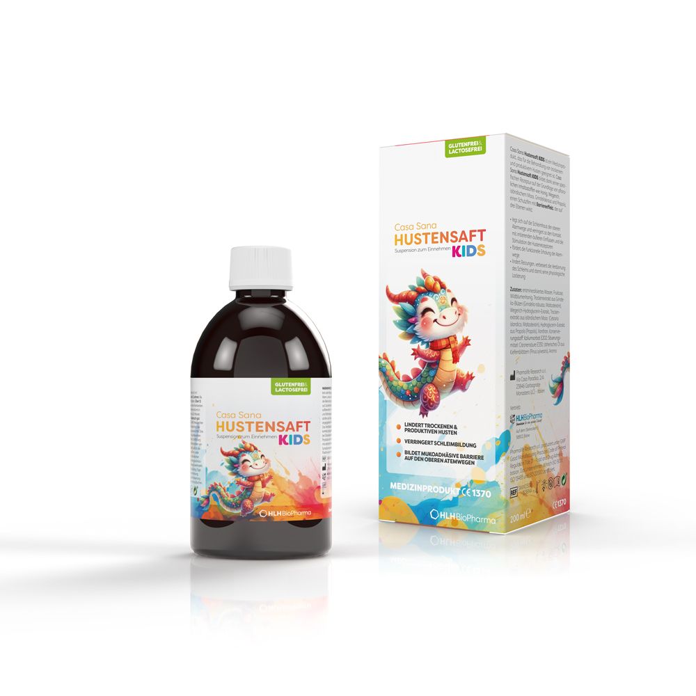 Casa Sana Hustensaft Kids 200 ml Suspension zum Einnehmen