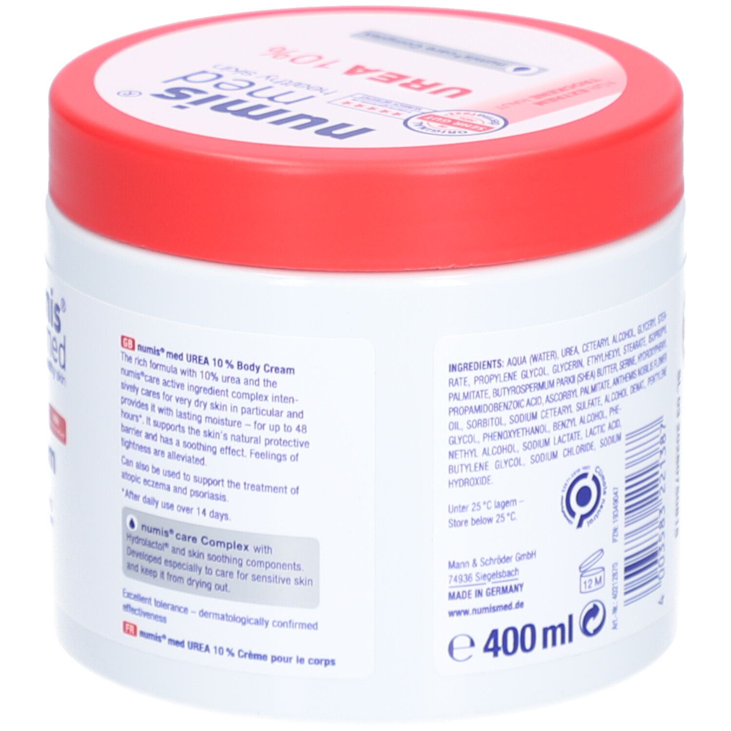 NUMIS med® Urea 10% Körpercreme für extrem trockene Haut
