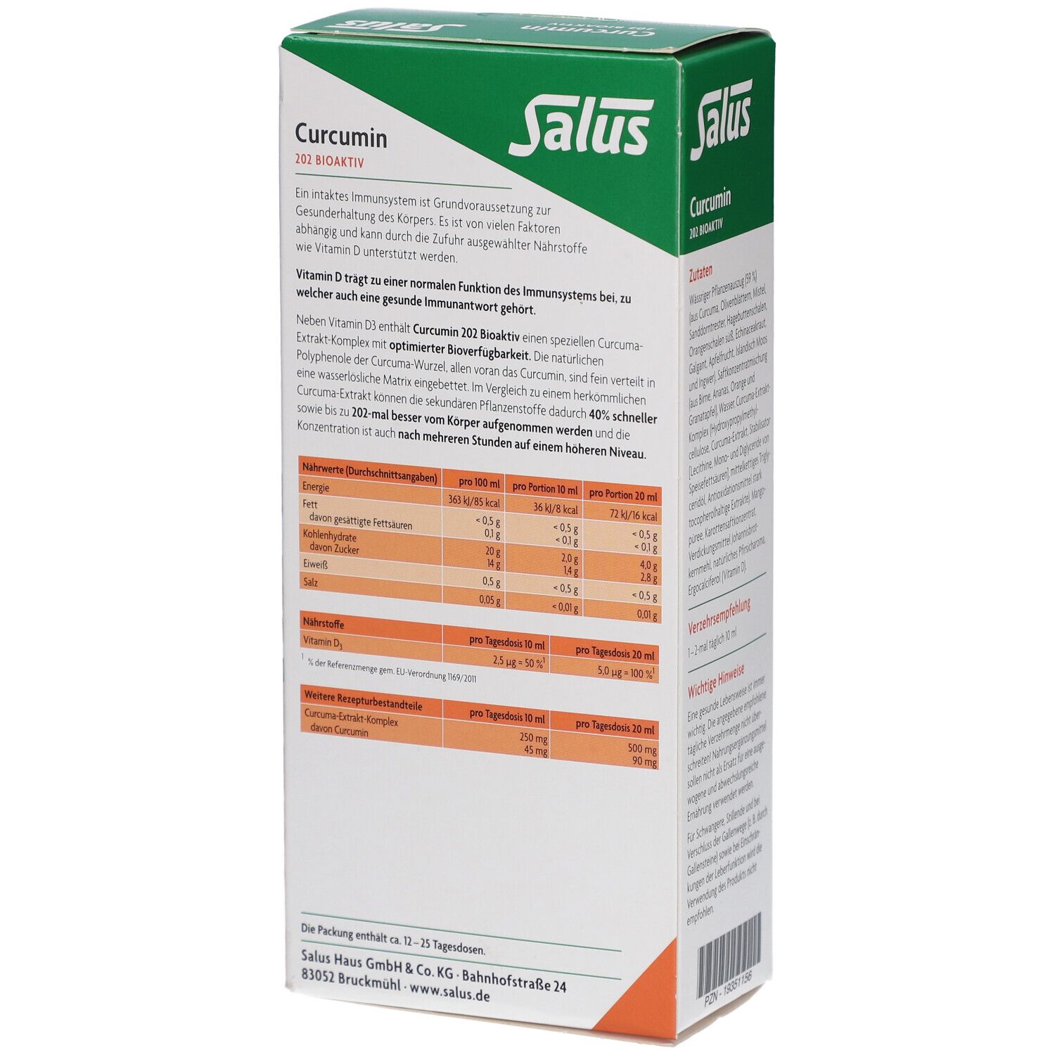 Salus Curcumin 202 Bioaktiv Tonikum