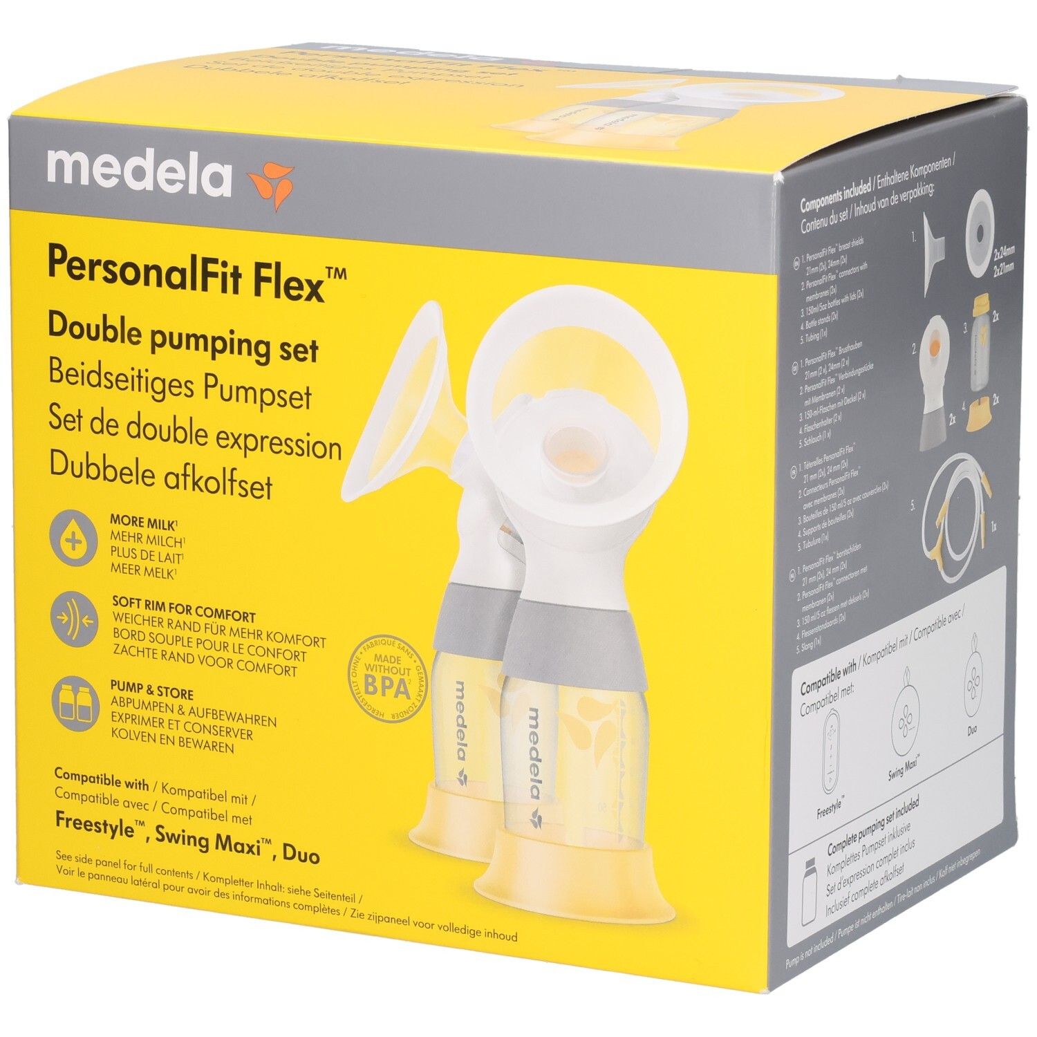 Medela PersonalFit Flex Doppelpumpset 1 St Gerät