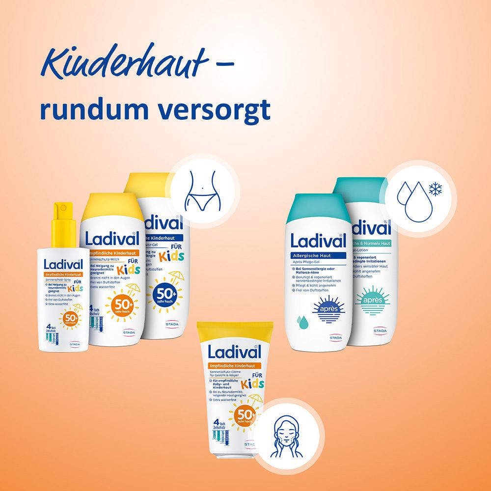 Ladival® Empfindliche Kinderhaut Sonnenschutz-Creme LSF 50+