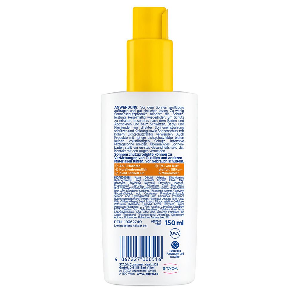 Ladival® Empfindliche Kinderhaut Sonnenschutz-Spray LSF 50+