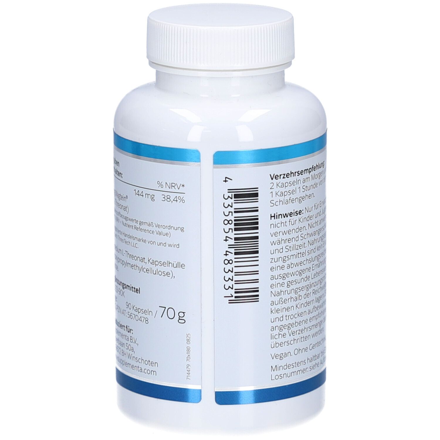 Klean Labs Magnesium L-Threonat Magtein