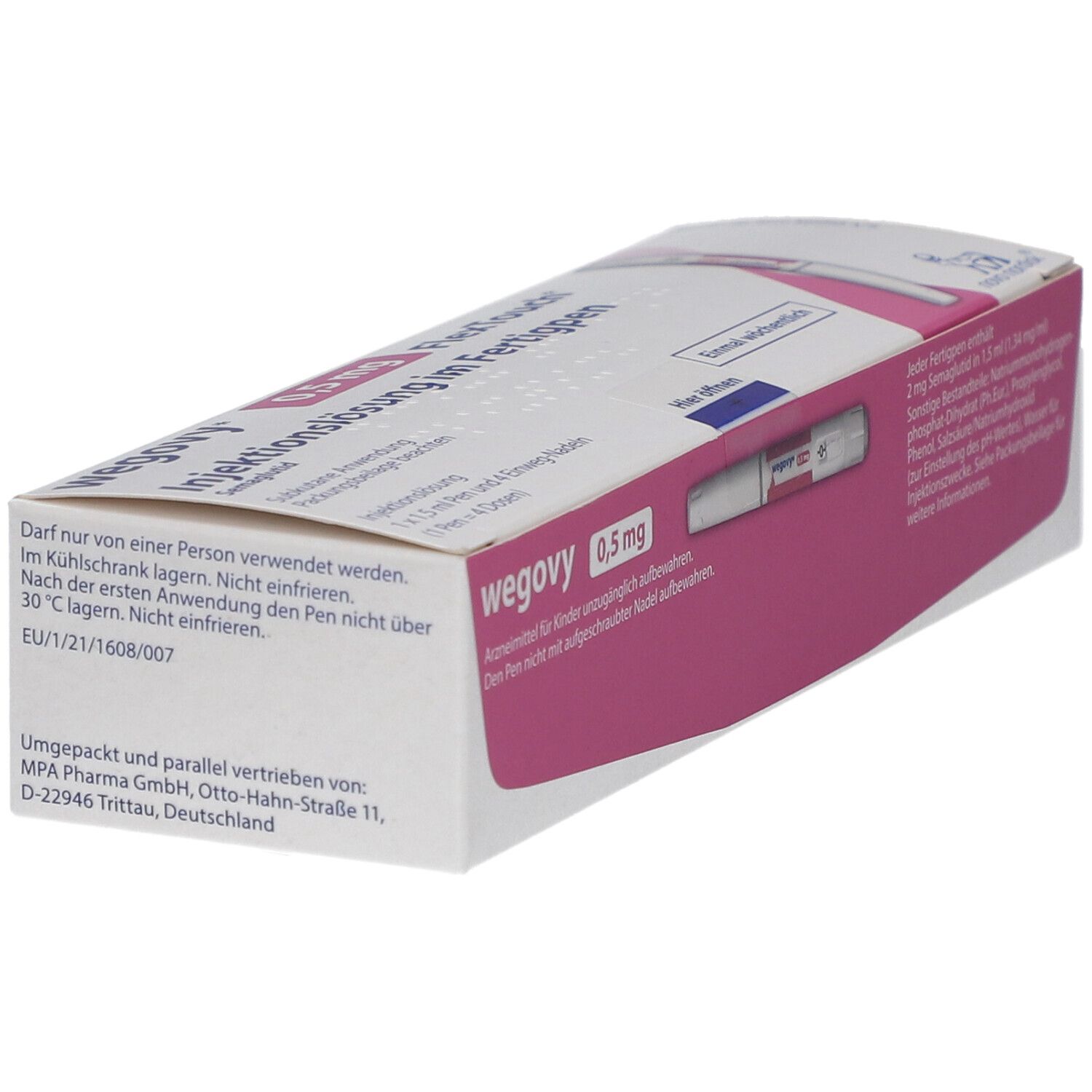 WEGOVY 0,5 mg FlexTouch Injektionslsg.Fertigpen