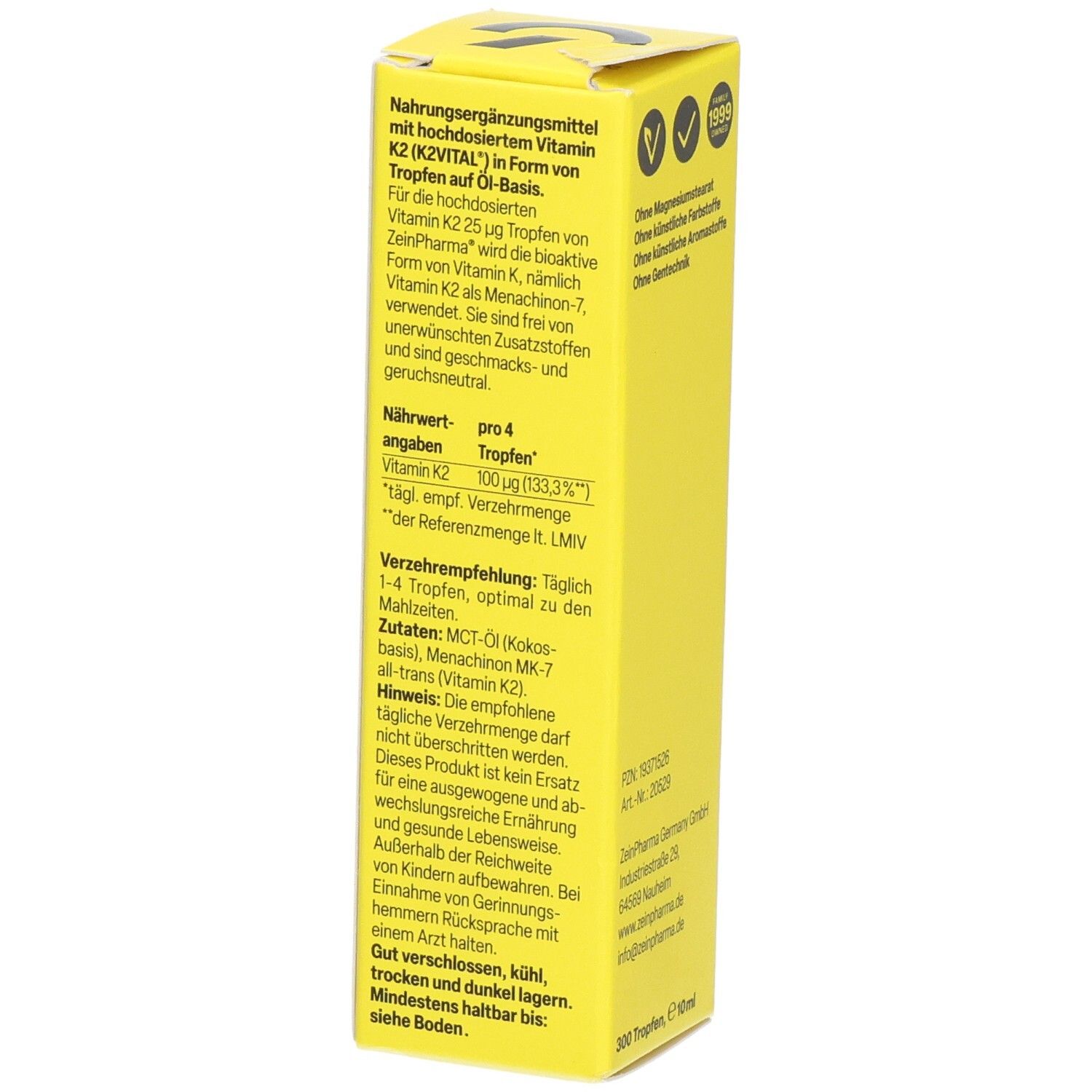 Zein PHARMA Vitamin K2 Tropfen 25 µg