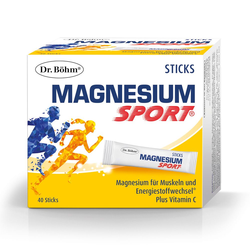 Dr.böhm Magnesium Sport Sticks 40x1,5 g Granulat