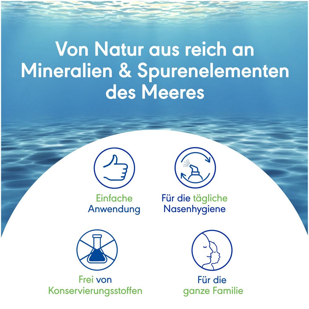 OtriNatural Nasenreinigung Soft, Meerwasser Nasenspray, 100 % natürlich,