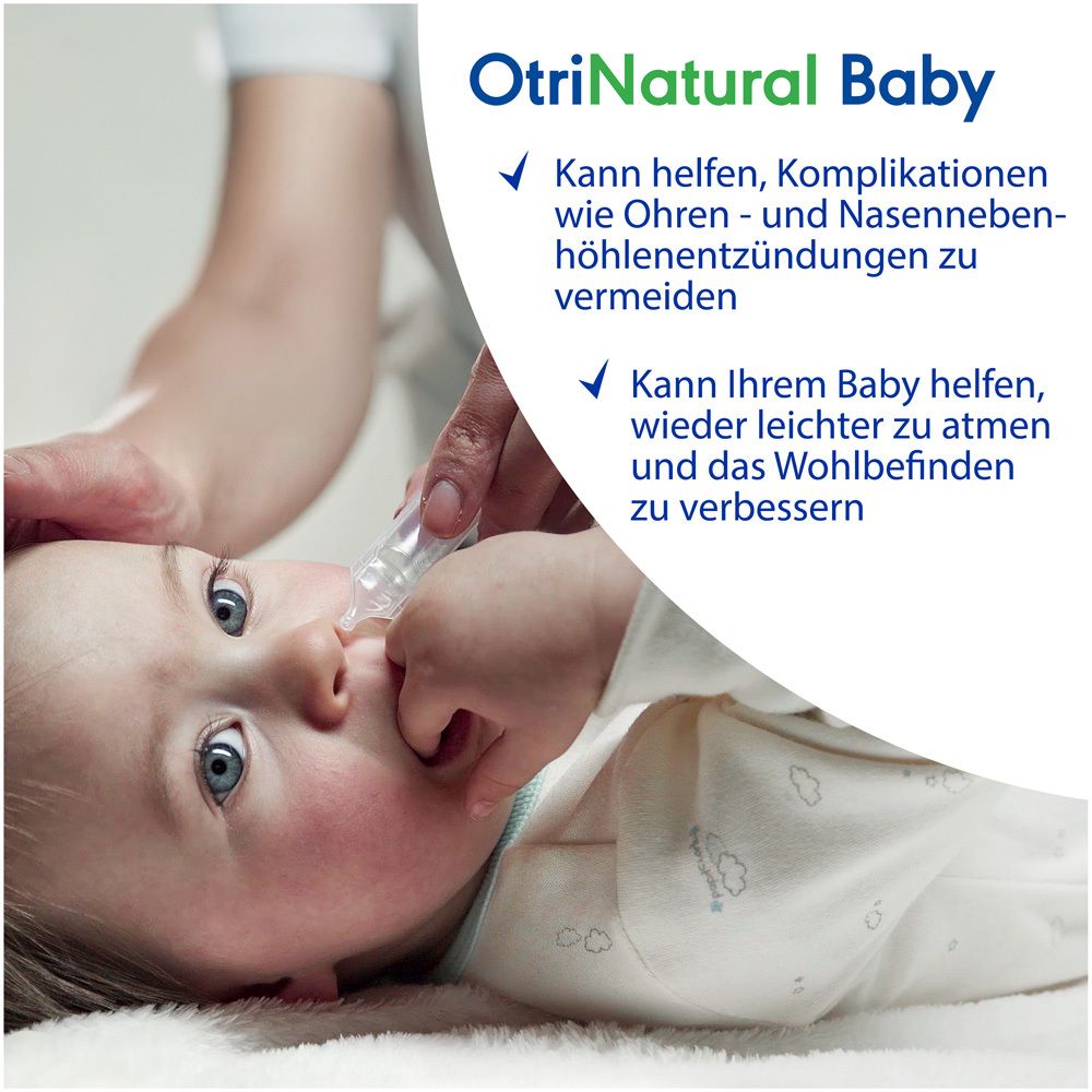 OtriNatural Baby, isotone Kochsalzlösung, 20 Einzeldosispipetten à 5 ml