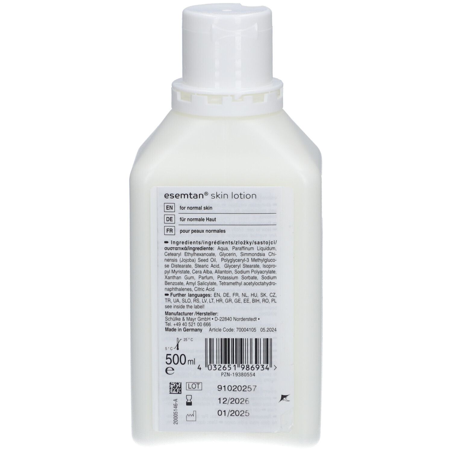 schülke esemtan® skin care +Jojoba Skin Lotion