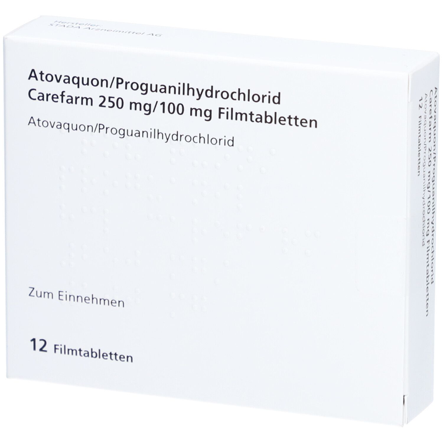 ATOVAQUON/Proguanil-HCl Carefarm 250 mg/100 mg FTA
