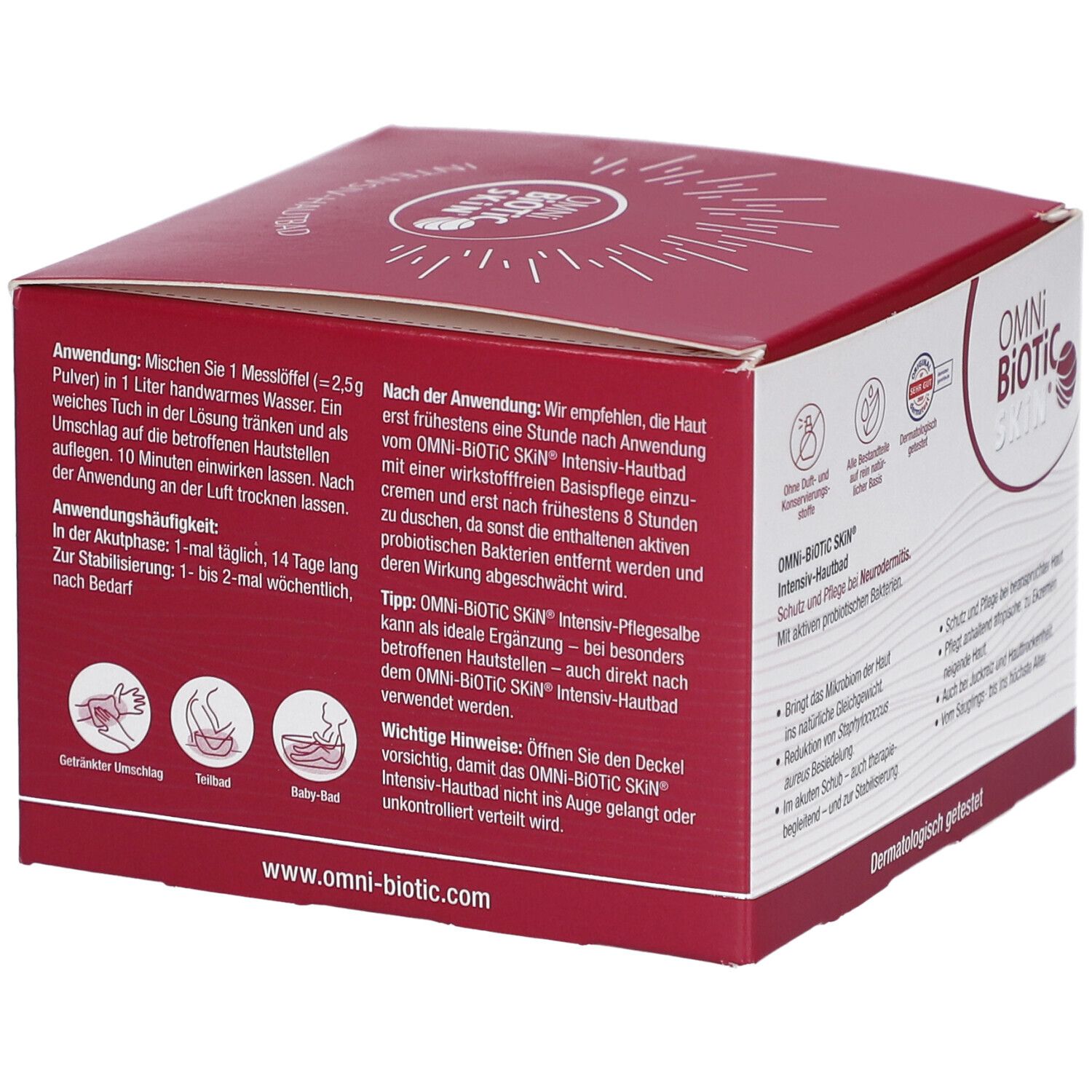 OMNi-BiOTiC SKIN® Intensiv Hautbad