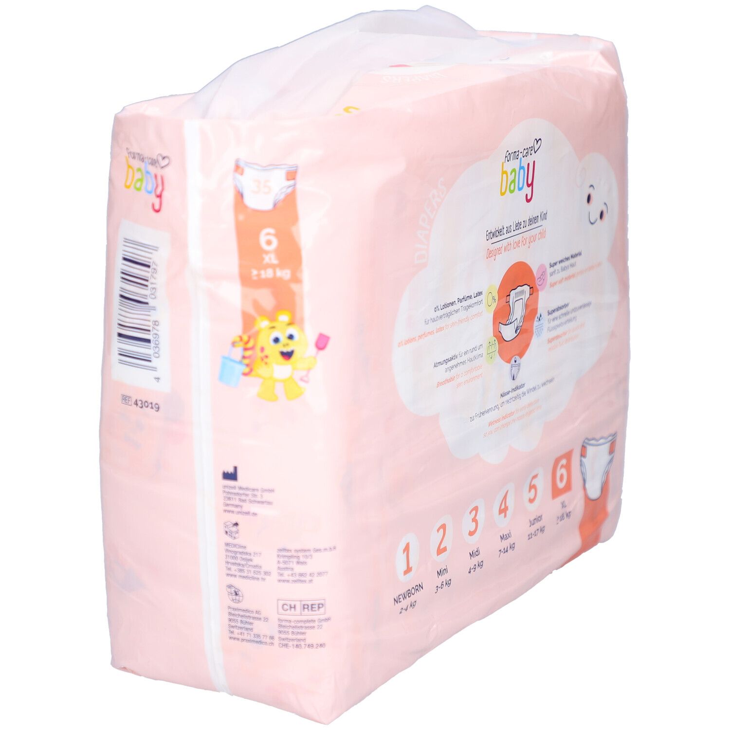 forma-care® Baby Windeln Größe 6 XL ab 18 kg