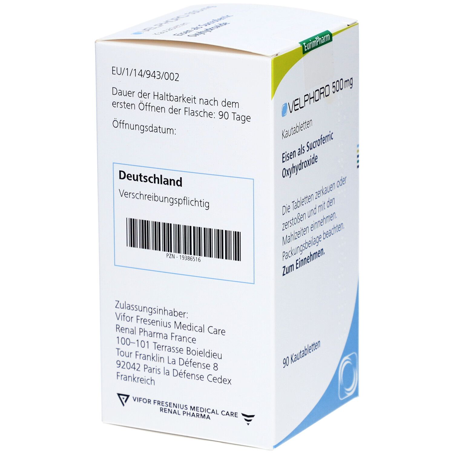 VELPHORO 500 mg Kautabletten