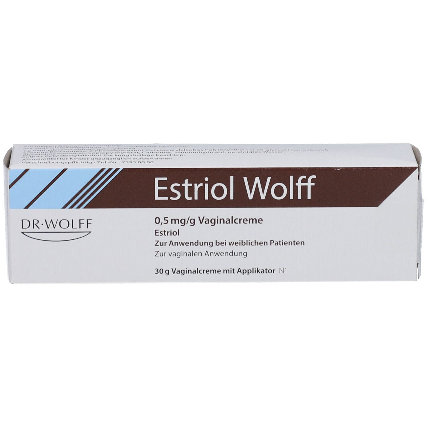 ESTRIOL Wolff 0,5 mg/g Vaginalcreme