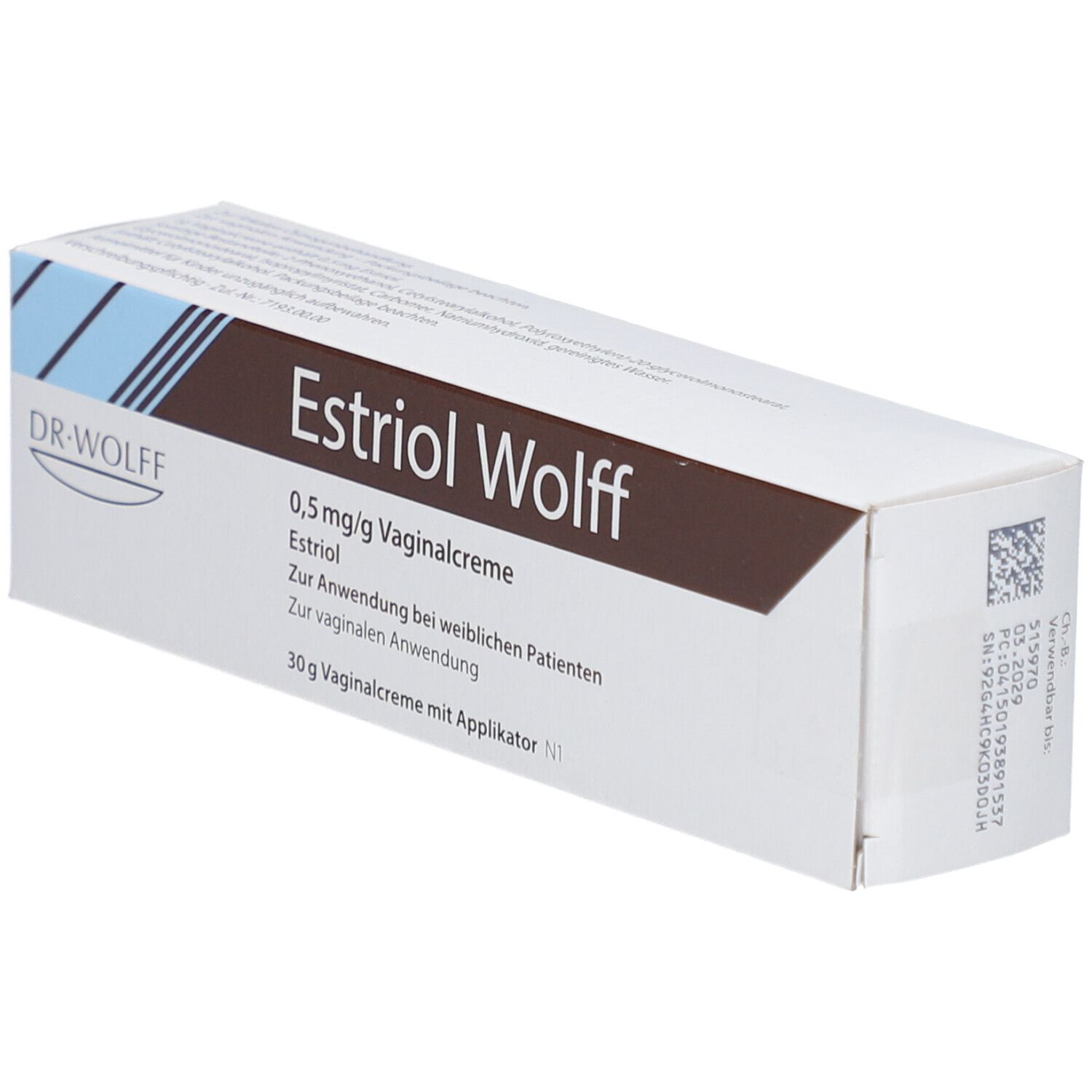 ESTRIOL Wolff 0,5 mg/g Vaginalcreme