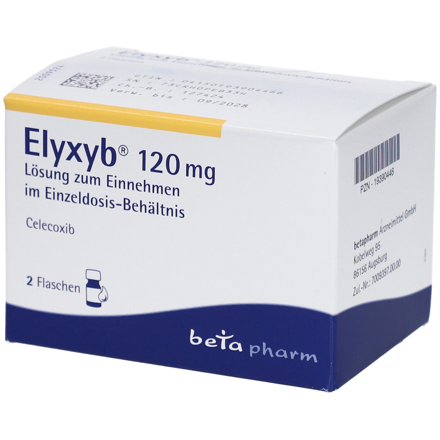 ELYXYB 120 mg/4,8 ml Lsg.z.Einn.i.Einzeldosis-Beh.