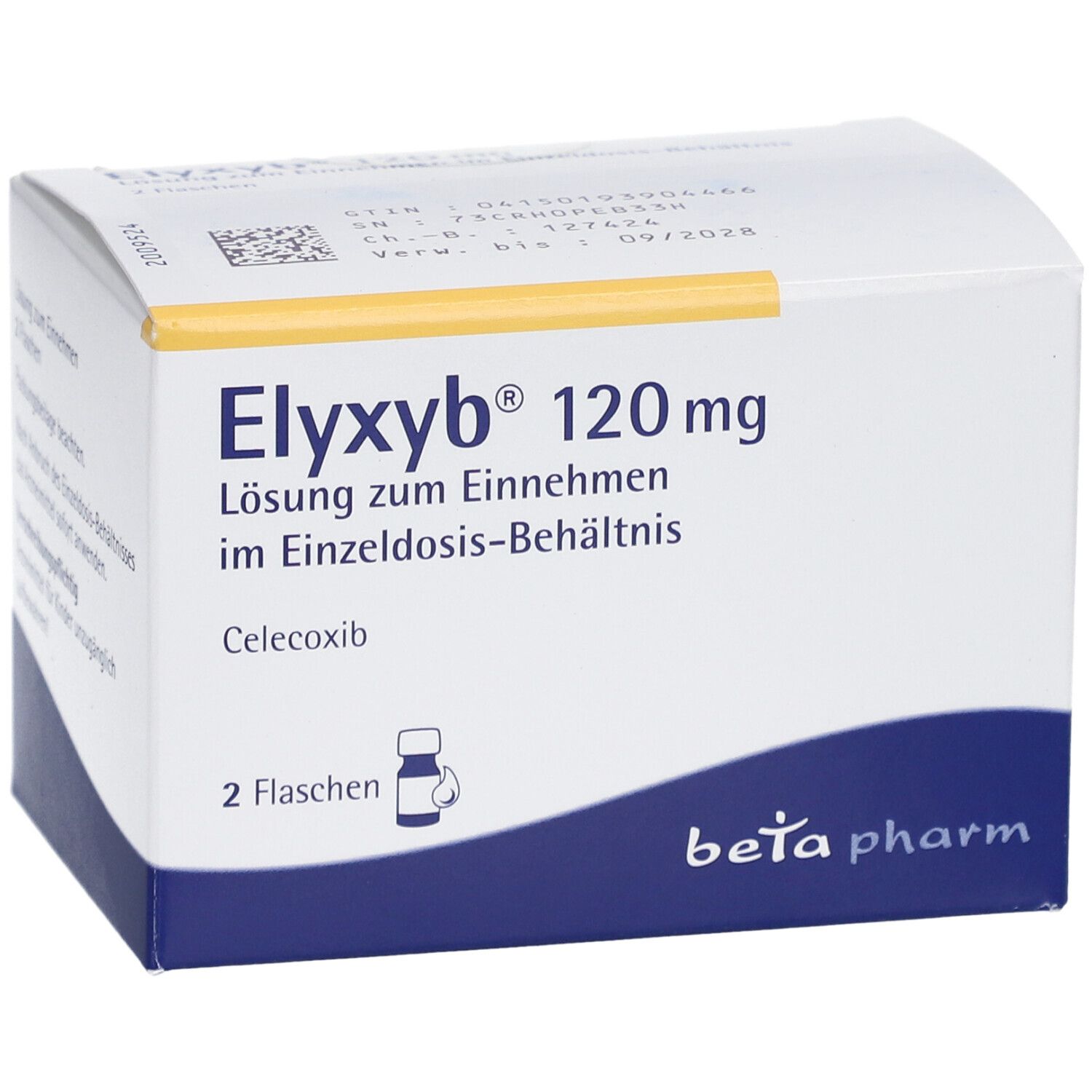 ELYXYB 120 mg/4,8 ml Lsg.z.Einn.i.Einzeldosis-Beh.