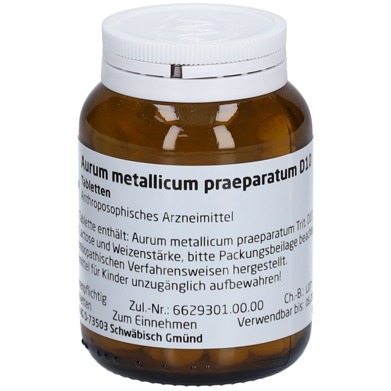 Aurum metallicum praeparatum D10