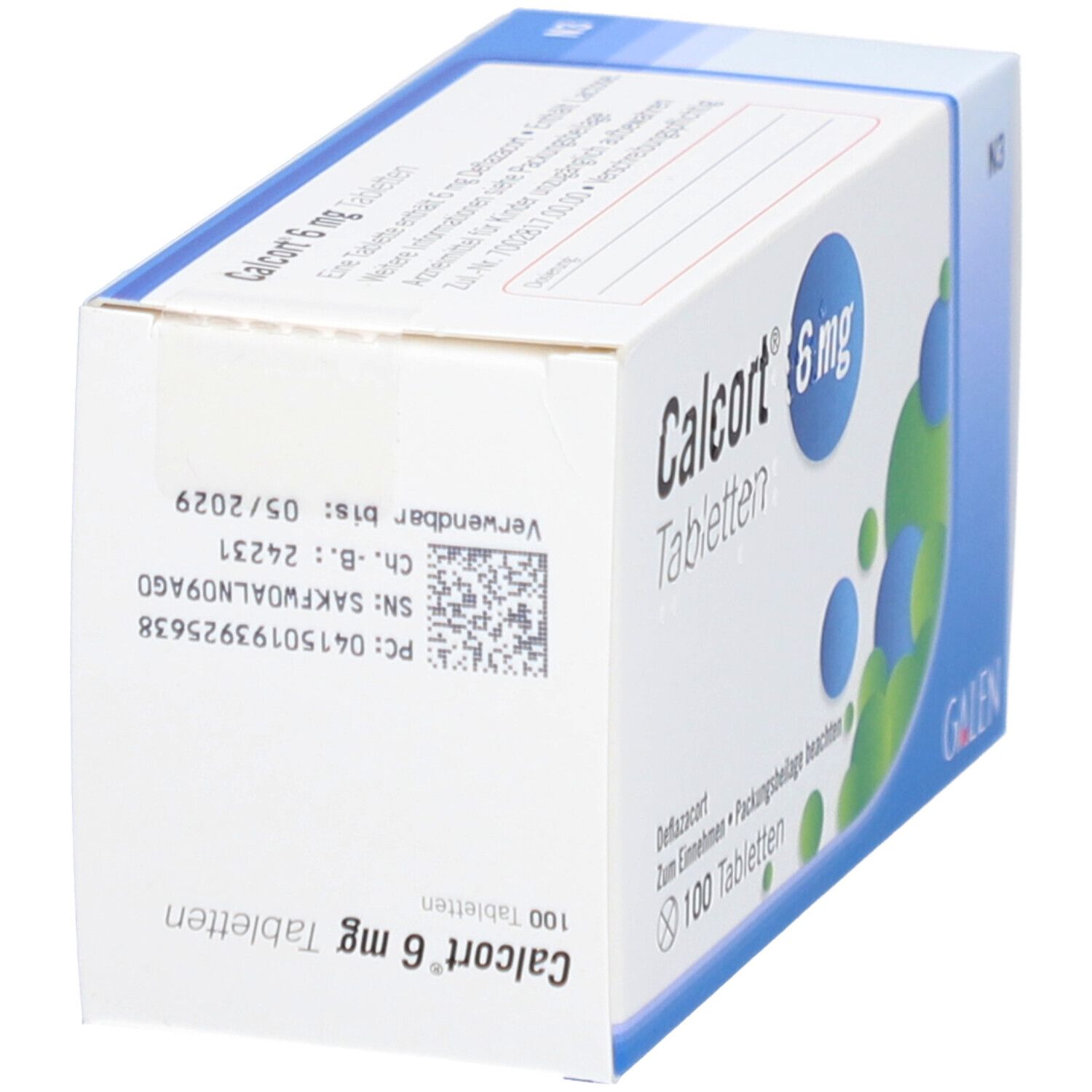 CALCORT 6 mg Tabletten