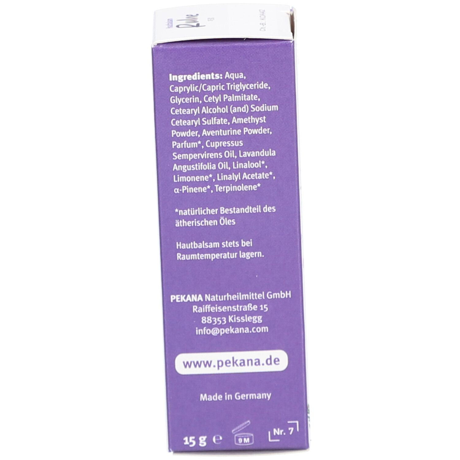 PEKANA® Hautbalsam 7 Ruhe