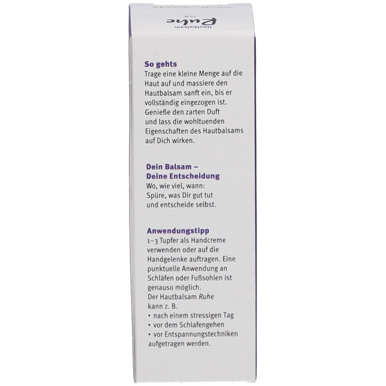 PEKANA® Hautbalsam 7 Ruhe
