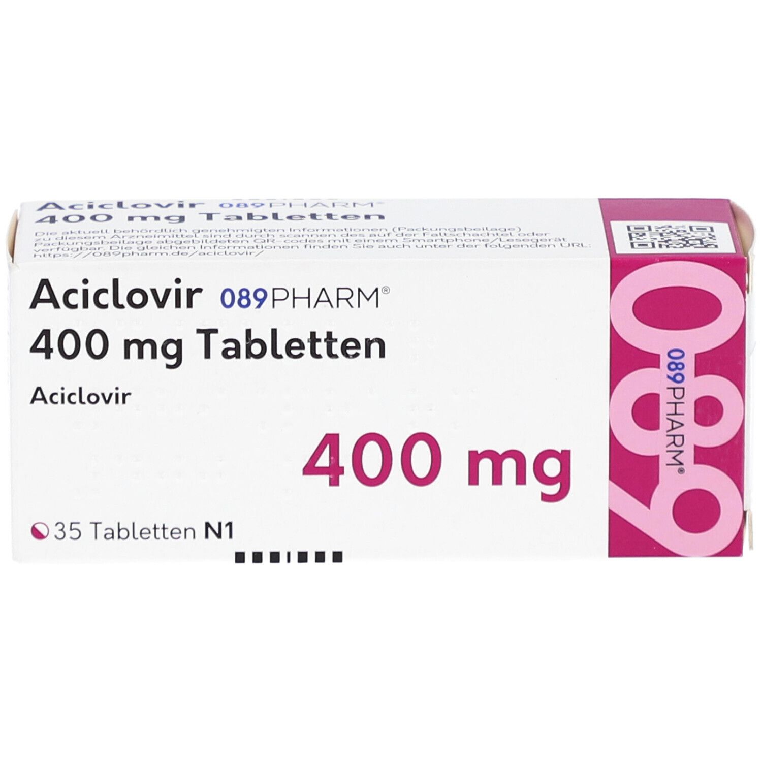 ACICLOVIR 089PHARM 400 mg Tabletten