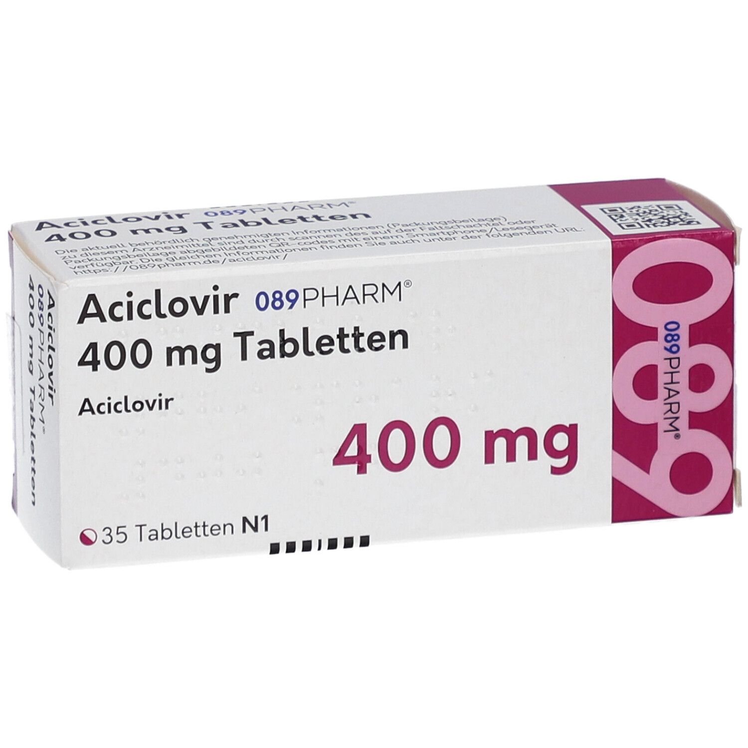 ACICLOVIR 089PHARM 400 mg Tabletten