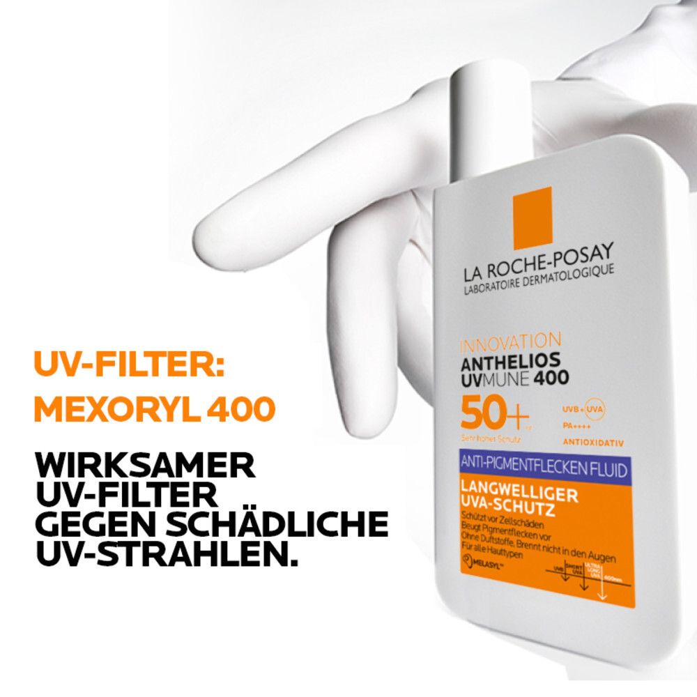 La Roche Posay Anthelios Anti-Pigmentflecken Fluid UV Mune 400 LSF 50+ mit Melasyl