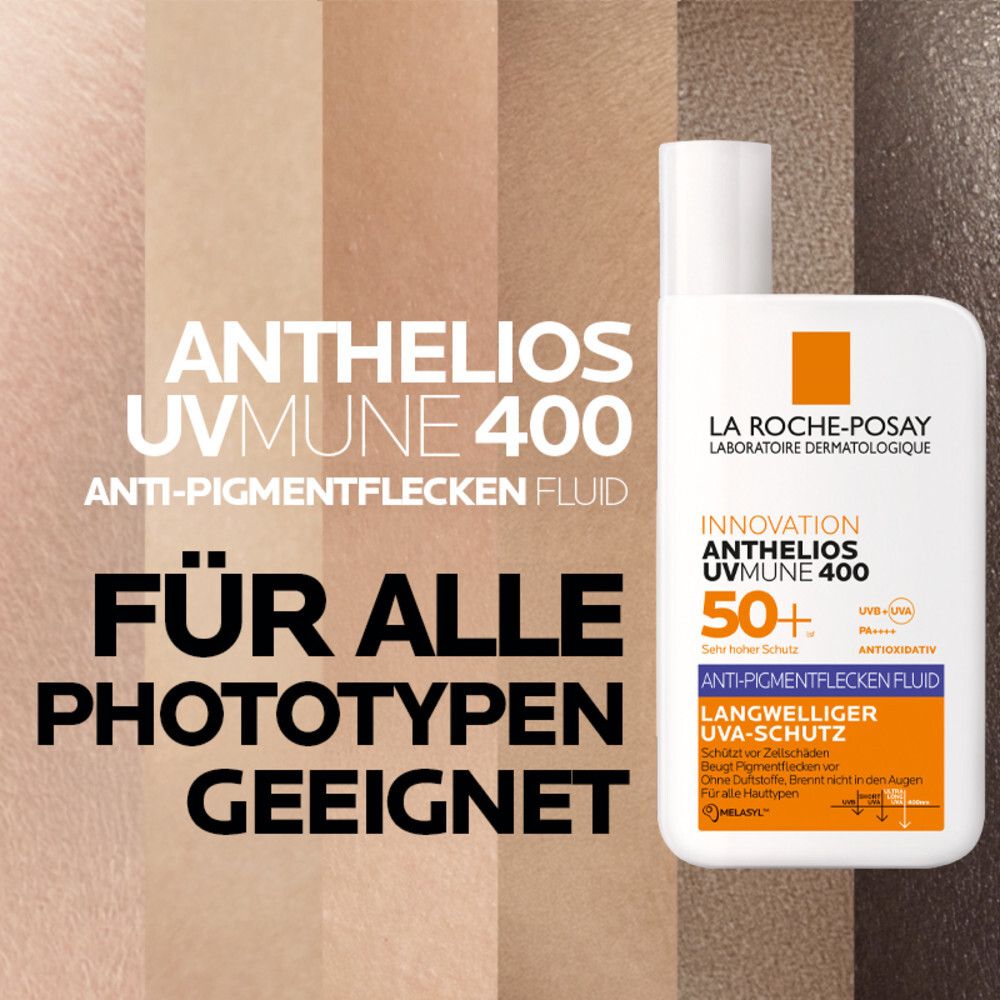 La Roche Posay Anthelios Anti-Pigmentflecken Fluid UV Mune 400 LSF 50+ mit Melasyl