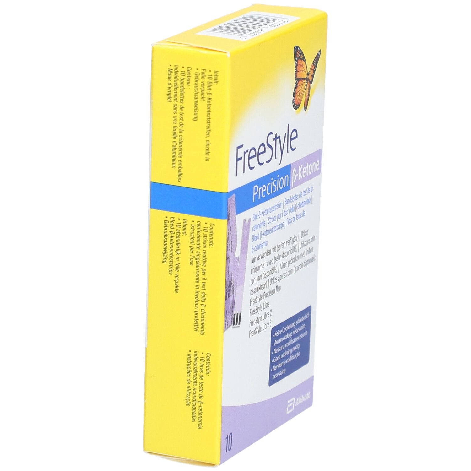 Abbott FreeStyle Precision β-Ketone Teststreifen