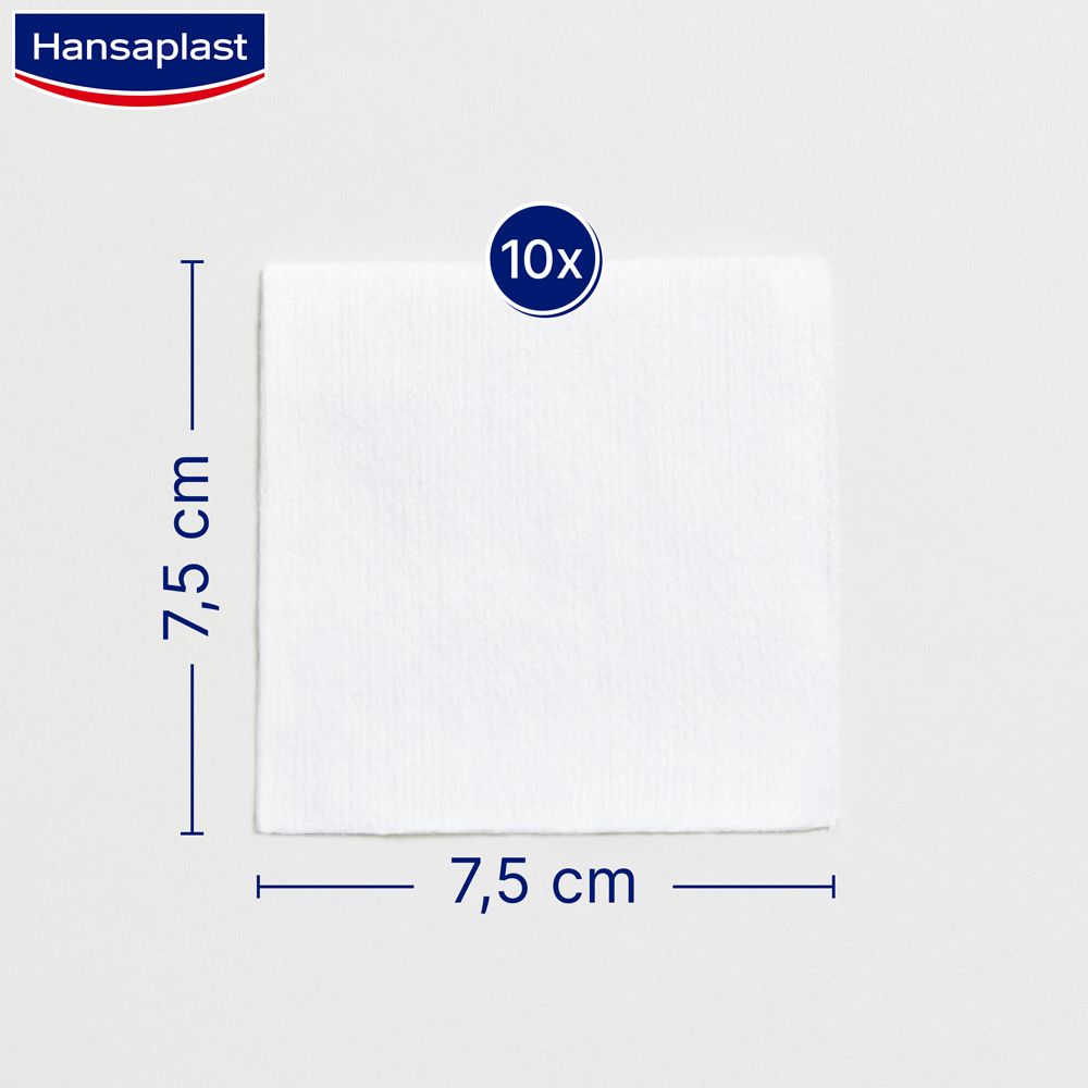 Hansaplast Soft Kompresse 7.5x7.5cm10 Stück