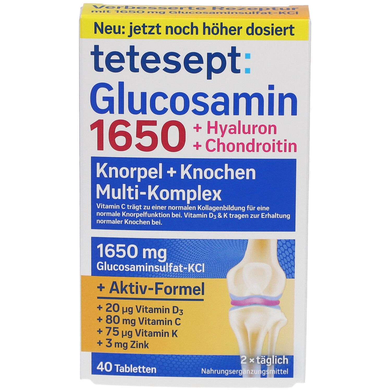 tetesept Glucosamin 1650 Filmtabletten